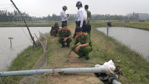 Một phụ nữ bị điện giật chết ở hồ tôm ảnh 1