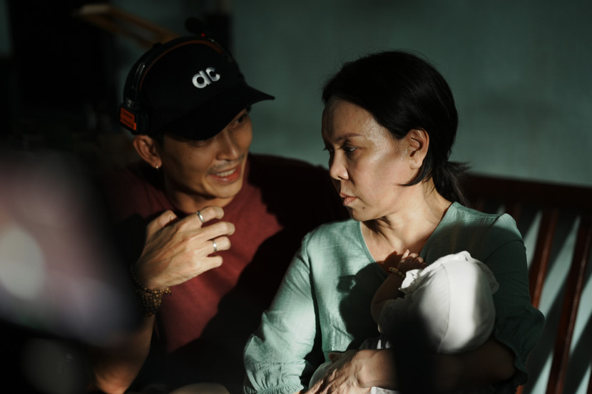 Đạo diễn Khương Ngọc và nghệ sĩ Việt Hương