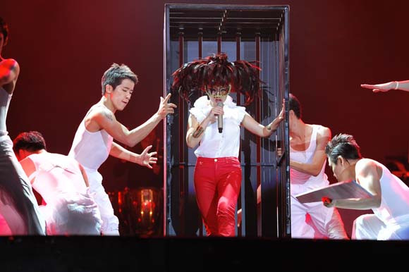 Hồng Nhung "nổi loạn" trong cũi gỗ ảnh 4