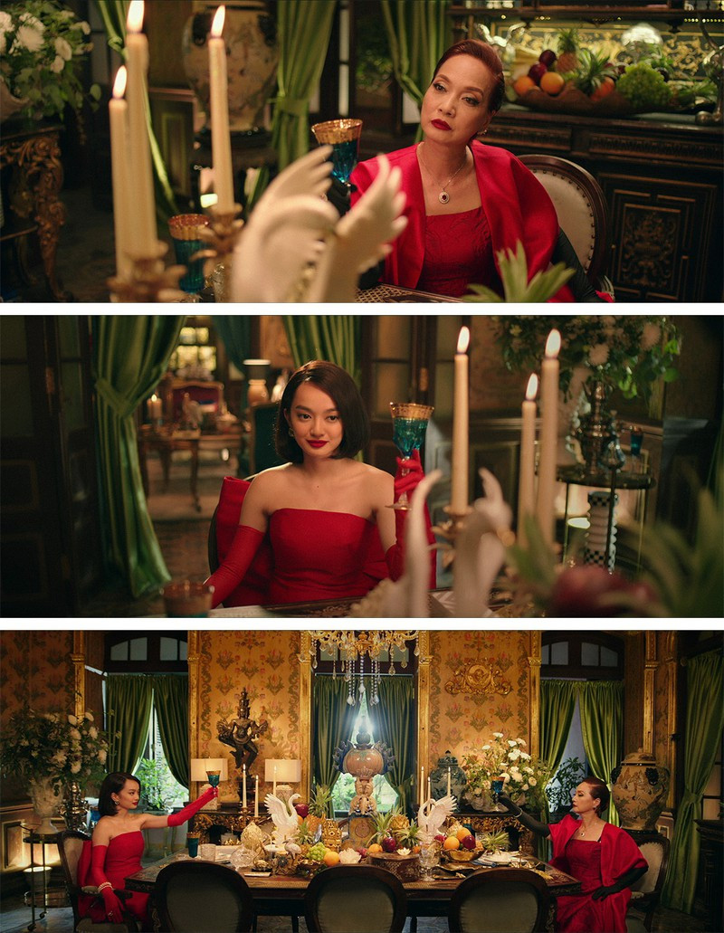 Bối cảnh vương giả đắt đỏ trong phim "Gái già lắm chiêu 5" Bối cảnh vương giả đắt đỏ trong phim "Gái già lắm chiêu 5"