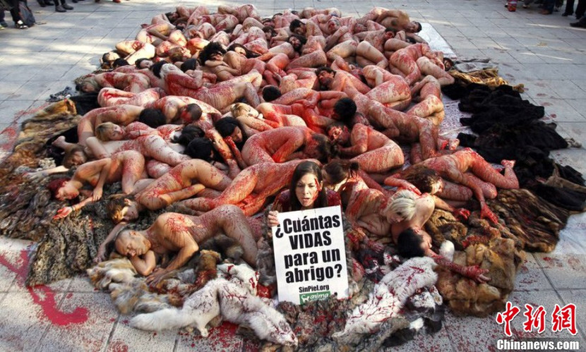 Nude tập thể phản đối ngành công nghiệp da ảnh 1