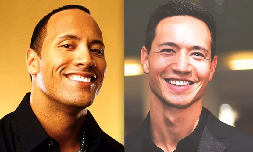 Kim Lý còn được ví như siêu sao phim hành động Hollywood – Dwayne Johnson