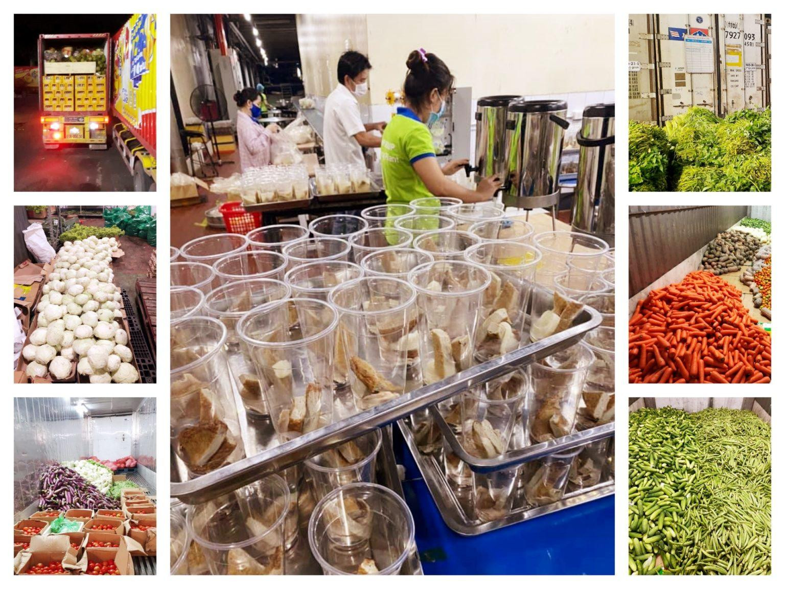 Vừa 5K, vừa 3T (3 tại chỗ) đáp ứng sản xuất an toàn, bữa ăn của người lao động trong các nhà máy Tân Hiệp Phát được bảo đảm tươi ngon, hợp vệ sinh và an toàn