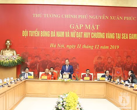 [TRỰC TIẾP] Chào đón những "người hùng" làm nên chiến thắng lịch sử tại SEA Games 30 ảnh 5