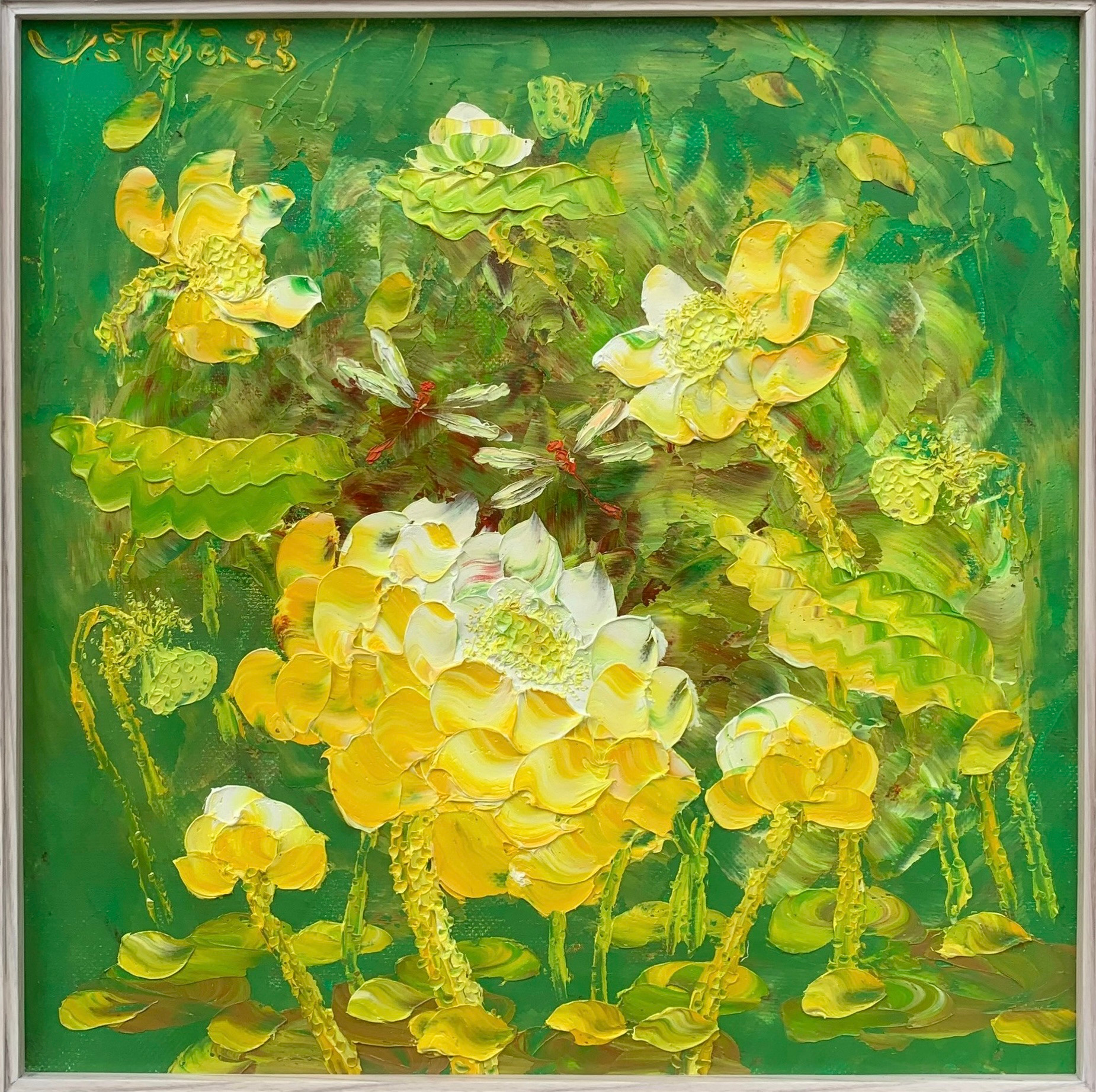 Triển lãm như sự tri ân những nhân duyên tốt lành mà họa sĩ Vũ Tuyên có được nhờ yêu vẽ hoa sen và đặt đức tin vào đạo Phật