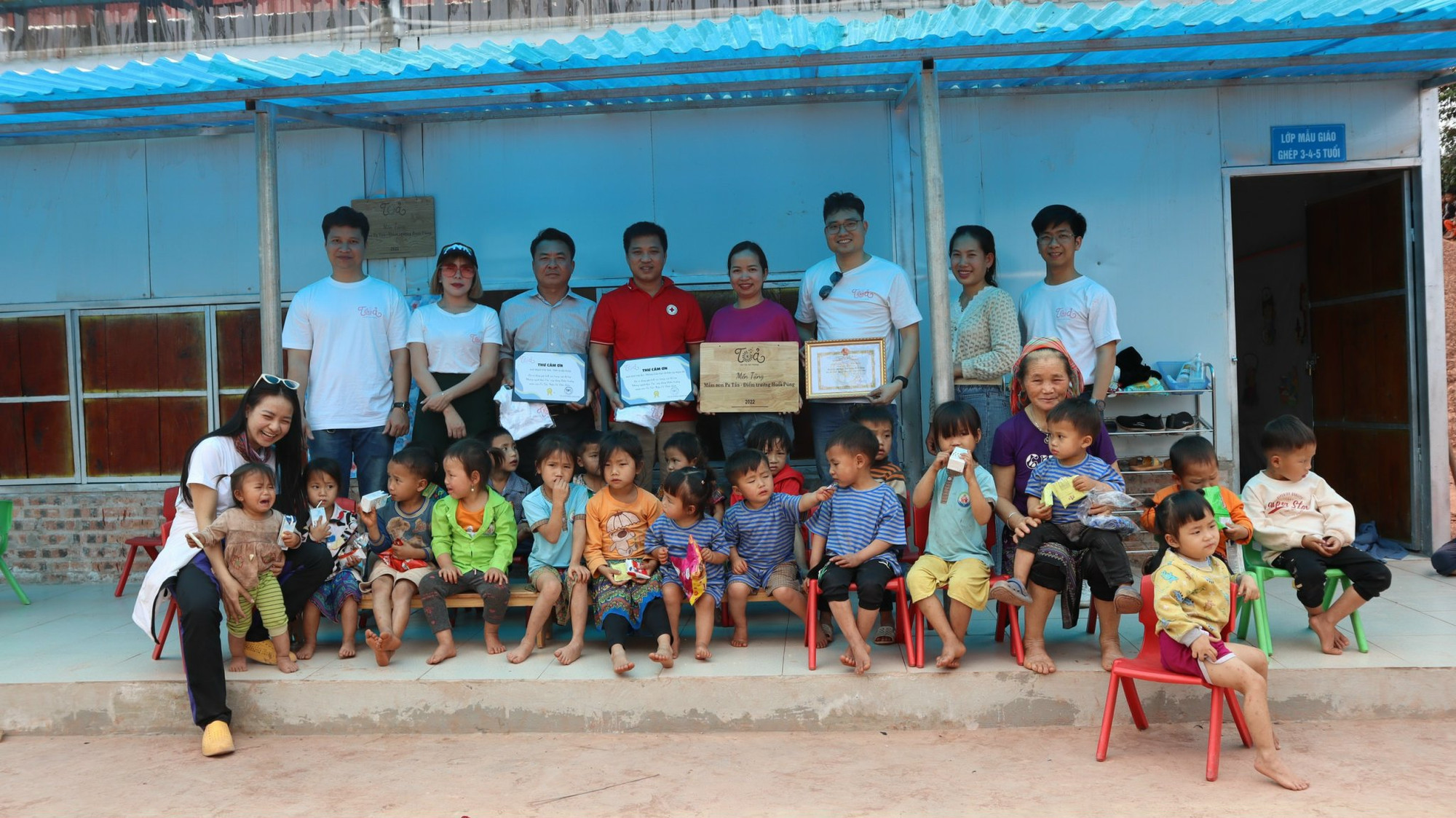 Một điểm trường vùng cao còn nhiều khó khăn, vất vả