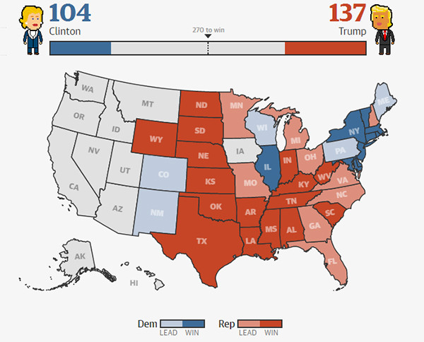 Ông Donald Trump chiến thắng, trở thành Tổng thống thứ 45 của nước Mỹ ảnh 77
