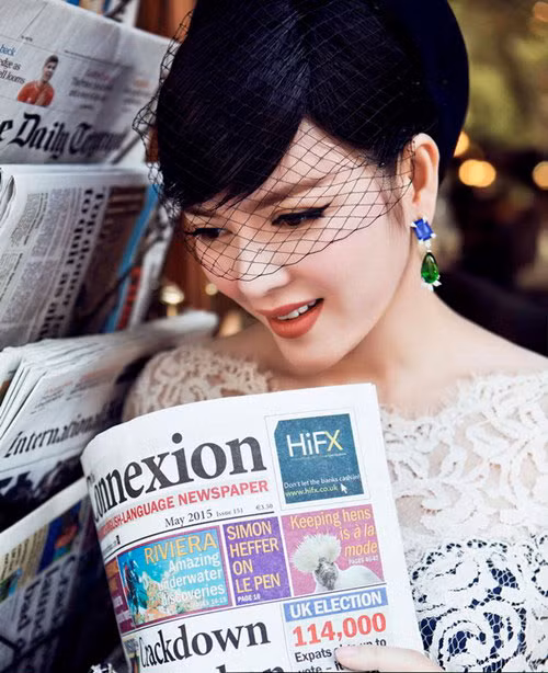 Lý Nhã Kỳ xinh đẹp, dịu dàng dạo phố cổ tại Pháp ảnh 5