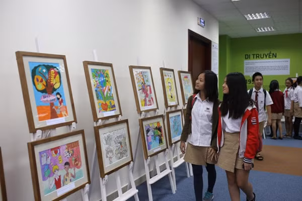 Học sinh Vinshool đoạt giải Nhì thế giới cuộc thi vẽ "Chống đói nghèo" ảnh 3