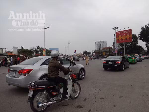 Đổ xô đi mua hoa giá rẻ gây ùn tắc cục bộ trên đường Âu Cơ ảnh 18