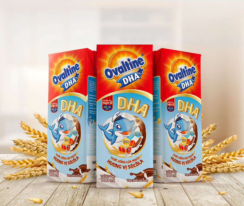 Ovaltine DHA+, thức uống ca cao lúa mạch Ovaltine lần đầu tiên bổ sung DHA ảnh 2