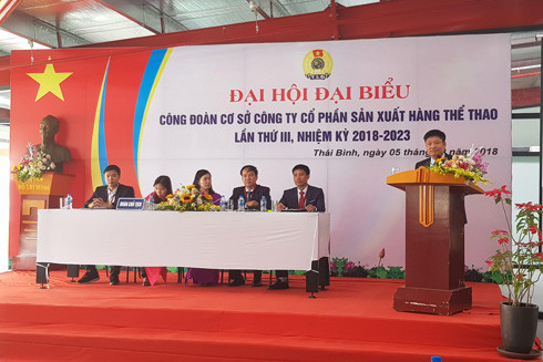 Công ty CP Sản xuất hàng thể thao MXP vì quyền lợi của 15 nghìn lao động ảnh 1 Công ty CP Sản xuất hàng thể thao MXP vì quyền lợi của 15 nghìn lao động ảnh 1