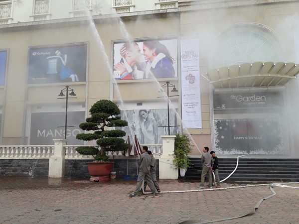 Diễn tập phòng cháy, chữa cháy, tìm kiếm cứu nạn tại tòa nhà The Garden ảnh 7