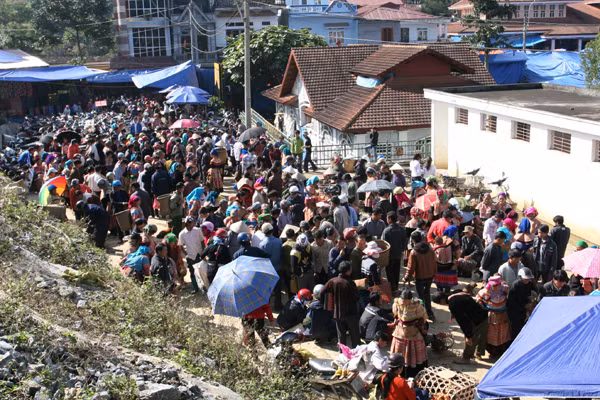 Rực rỡ sắc màu chợ phiên Bắc Hà ảnh 10