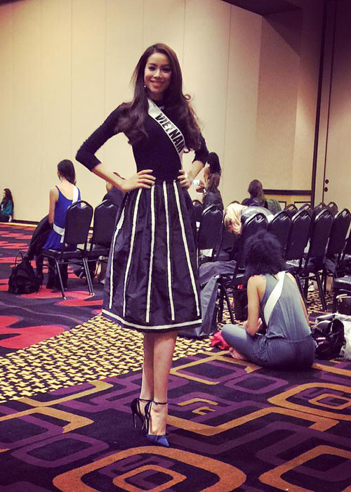 Phạm Hương trượt top 15 Hoa hậu Hoàn vũ 2015 ảnh 23