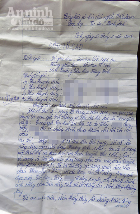 Thầy giáo dạy tin học bị tố dâm ô nhiều học sinh lớp 3 ảnh 2