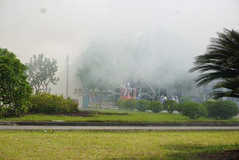 Diễn tập chữa cháy, cứu nạn tại nhà máy Stanley Gia Lâm ảnh 3