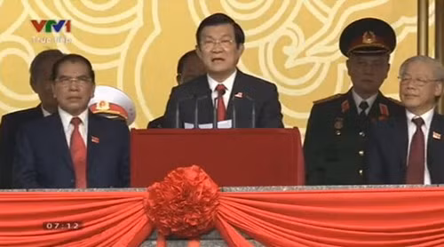 Toàn văn diễn văn của Chủ tịch nước tại Lễ kỷ niệm 70 năm Quốc khánh 2/9 ảnh 1