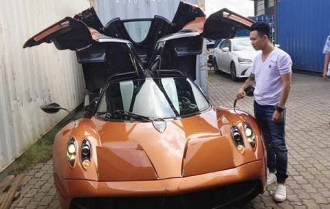 Đại gia Minh "Nhựa" mang "thần gió" Pagani Huayra đi đăng ký biển ảnh 1