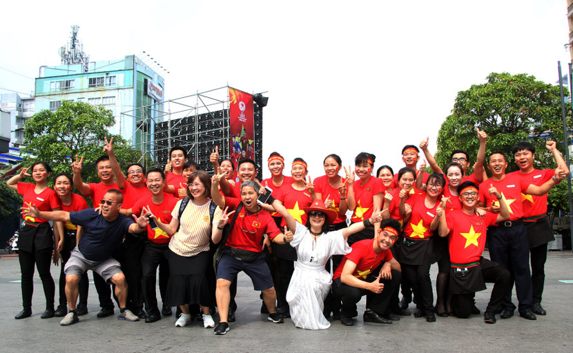 Người dân đã sẵn sàng cháy hết mình cùng đội tuyển U23 Việt Nam.