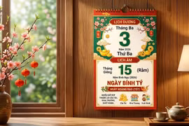 Lịch âm hôm nay 3/3/2026: Ngày Hoàng đạo Bính Tý, giờ đẹp cầu tài