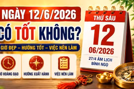 Lịch âm hôm nay 12/6/2026: Những khung giờ may mắn giúp công việc thuận lợi