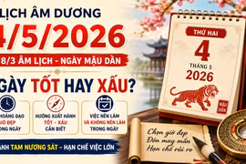 Lịch âm hôm nay 4/5: Ngày Tam nương sát, nên và không nên làm gì?