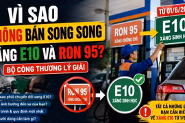 Không bán song song xăng E10 và RON 95 vì lý do gì?