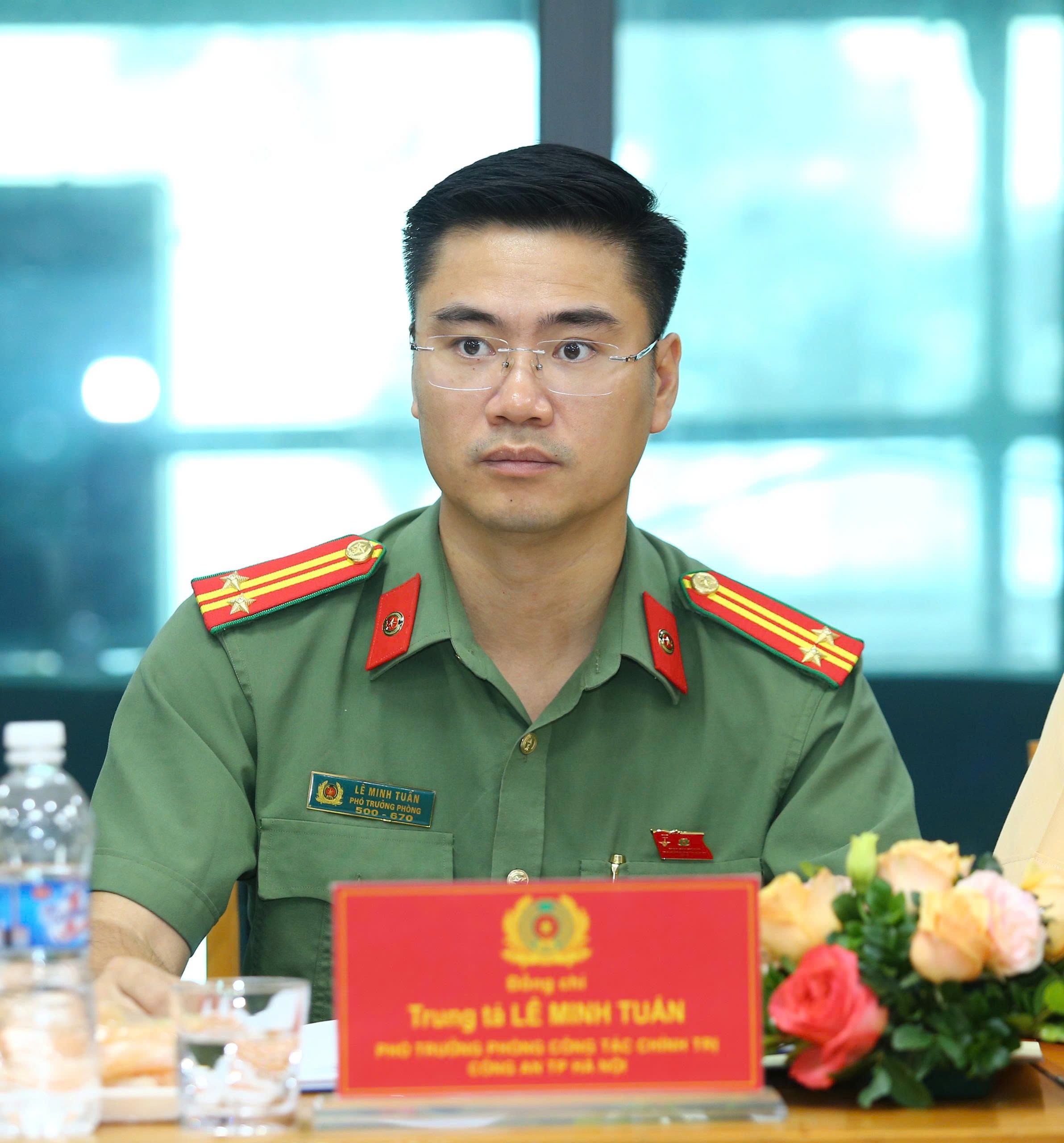 Trung tá Lê Minh Tuấn, Phó Trưởng phòng Công tác Chính trị