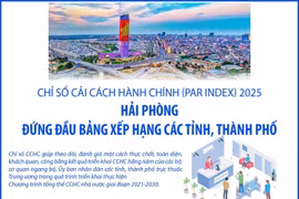 PAR INDEX 2025: Hải Phòng đứng đầu bảng xếp hạng các tỉnh, thành phố