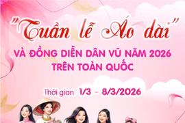 'Tuần lễ Áo dài' và đồng diễn dân vũ năm 2026 trên toàn quốc