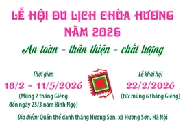 Lễ hội du lịch chùa Hương năm 2026: An toàn - thân thiện - chất lượng