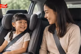 Từ 1-7, chở trẻ em trên ô tô không có thiết bị an toàn bị phạt nặng