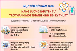 Mục tiêu đến năm 2050: Năng lượng nguyên tử trở thành một ngành kinh tế - kỹ thuật