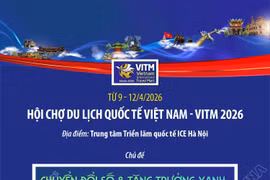 Từ 9 - 12/4/2026: Hội chợ Du lịch quốc tế Việt Nam - VITM 2026