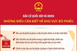 Bầu cử Quốc hội và HĐND: Những điều cần biết về Khu vực bỏ phiếu