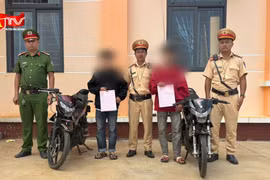 Phạt hơn 26 triệu đồng, tịch thu xe nhóm thanh thiếu niên đua xe