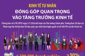 Kinh tế tư nhân đóng góp quan trọng vào tăng trưởng kinh tế