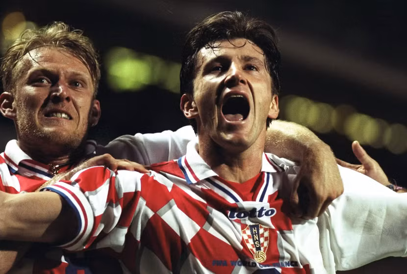 Robert Prosinecki (trái) và Davor Suker ở France 98 Robert Prosinecki (trái) và Davor Suker ở France 98