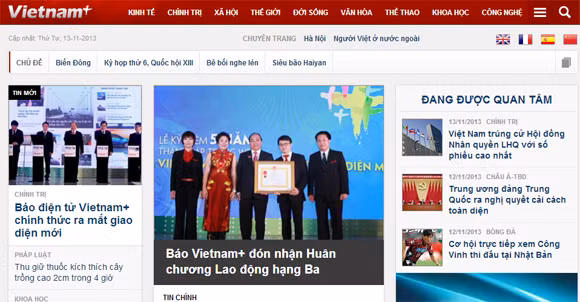 Báo điện tử Vietnam+ đón Huân chương Lao động hạng Ba ảnh 2