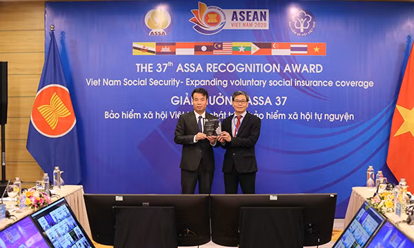 Bảo hiểm xã hội Việt Nam nhận nhận Giải thưởng của Chủ tịch ASSA