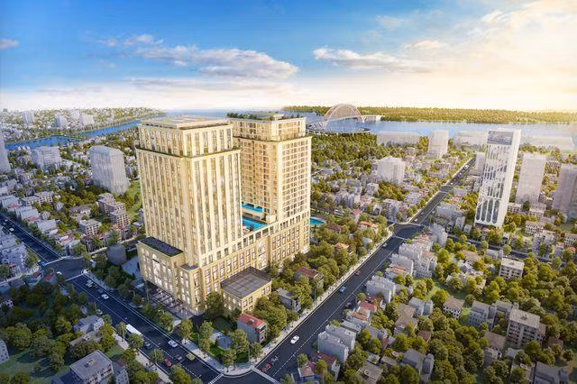 BRG Legend là tòa tháp căn hộ hạng sang hàng đầu sánh đôi cùng khách sạn Hilton danh tiếng
