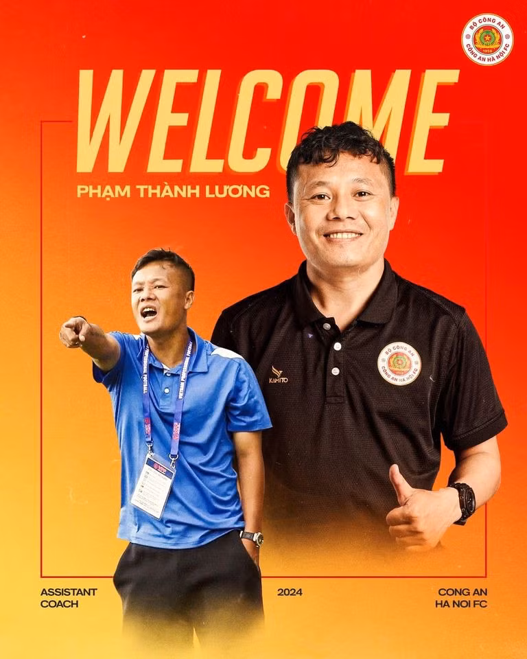 HLV Phạm Thành Lương làm trợ lý ở CLB Công an Hà Nội HLV Phạm Thành Lương làm trợ lý ở CLB Công an Hà Nội