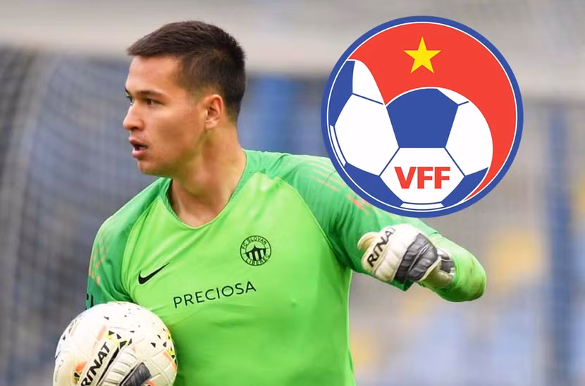 Nếu bắt cho CH Séc, thủ môn Filip Nguyễn sẽ không còn cơ hội khoác áo ĐT Việt Nam