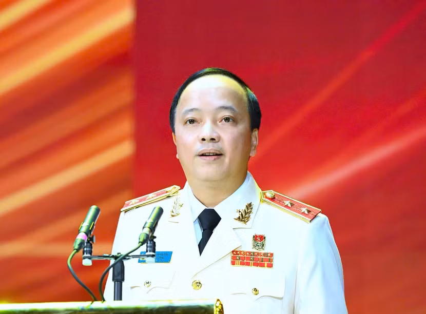 Thứ trưởng Đặng Hồng Đức trình bày diễn văn tại Lễ kỷ niệm