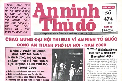 Báo An ninh Thủ đô số 01309, ngày 19/07/2000
