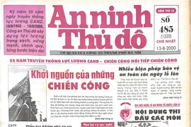 Báo An ninh Thủ đô số 01320, ngày 13/08/2000