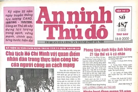 Báo An ninh Thủ đô số 01322, ngày 18/08/2000
