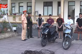 Bắt nhóm "cáp tặc" tuổi teen gây ra 7 vụ trộm, thu lợi hơn 60 triệu đồng