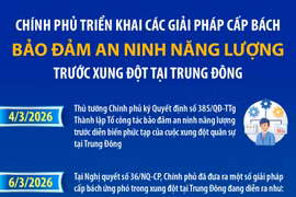 Chính phủ triển khai các giải pháp cấp bách bảo đảm an ninh năng lượng trước xung đột tại Trung Đông